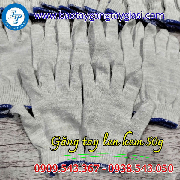 Găng tay len kem 50g Găng tay len kem 50g