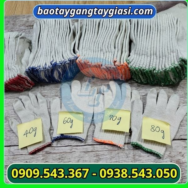Găng tay len kem nhiều kích cỡ Găng tay len kem nhiều kích cỡ