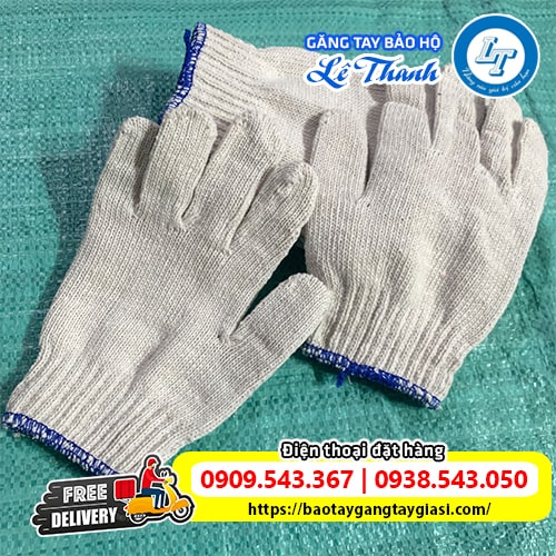 Găng tay len kem trắng 60g giá rẻ tốt nhất TPHCM Găng tay len kem trắng 60g giá rẻ tốt nhất TPHCM