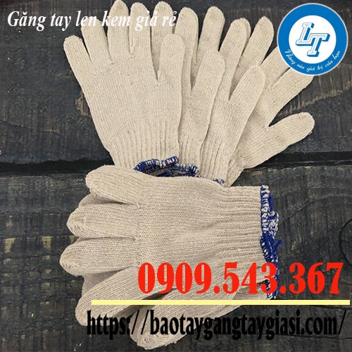 Găng tay len kem Găng tay len kem