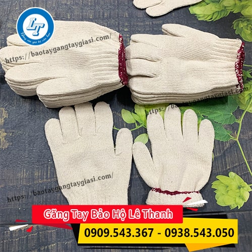 Găng tay len màu kem 100g Găng tay len màu kem 100g