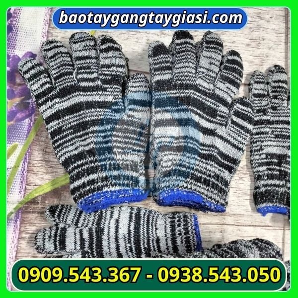 Găng tay len muối tiêu 60g Găng tay len muối tiêu 60g