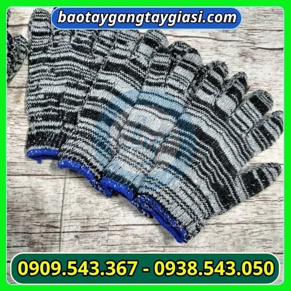 Găng tay len muối tiêu 60g Găng tay len muối tiêu 60g