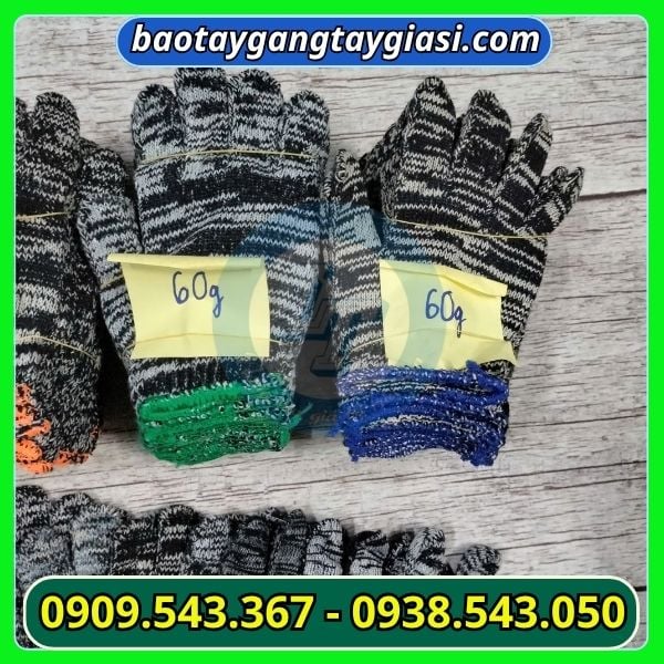 Găng tay len muối tiêu 60g Găng tay len muối tiêu 60g
