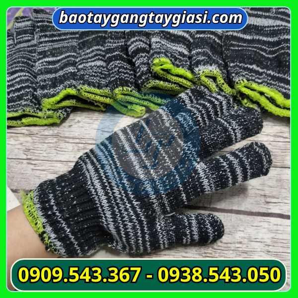 Găng tay len muối tiêu 80g Găng tay len muối tiêu 80g