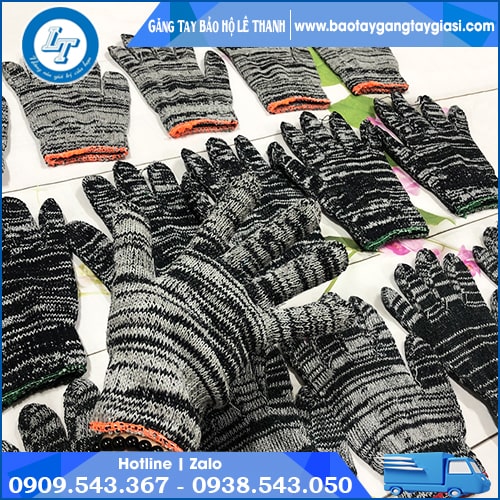 Găng tay len muối tiêu giá rẻ xuất xưởng Găng tay len muối tiêu giá rẻ xuất xưởng