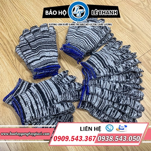 Găng tay len muối tiêu giá sỉ bao 500 đổi Găng tay len muối tiêu giá sỉ bao 500 đổi