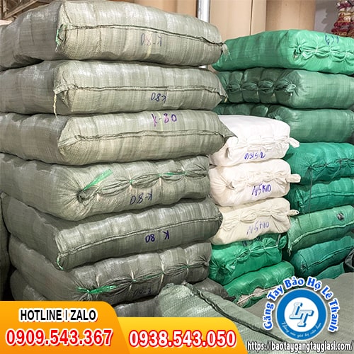 Găng tay len muối tiêu sẵn kho nguồn hàng ổn định