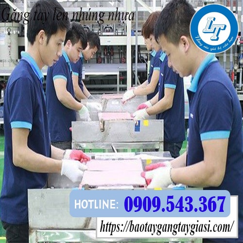 Găng tay len nhúng nhựa giá gốc uy tín