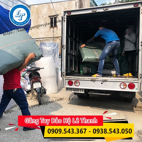 Găng tay len phủ cao su giao nhanh