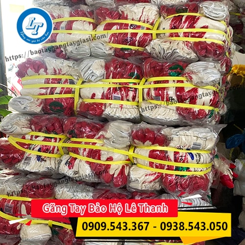 Găng tay len phủ cao su nguồn hàng ổn định sẵn kho