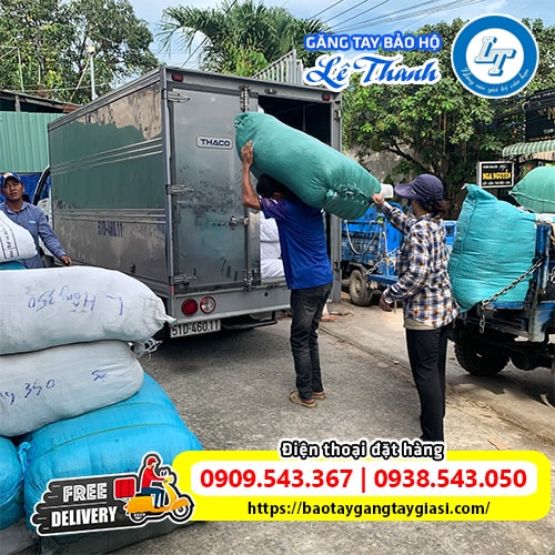 Găng tay len phủ hạt nhựa cam giá sỉ rẻ giao nhanh Găng tay len phủ hạt nhựa cam giá sỉ rẻ giao nhanh