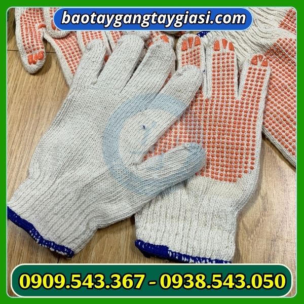 Găng tay len phủ hạt nhựa siêu bền giá tốt Găng tay len phủ hạt nhựa siêu bền giá tốt