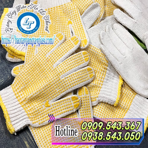 Găng tay len phủ hạt nhựa sử dụng trong nhiều lĩnh vực Găng tay len phủ hạt nhựa sử dụng trong nhiều lĩnh vực