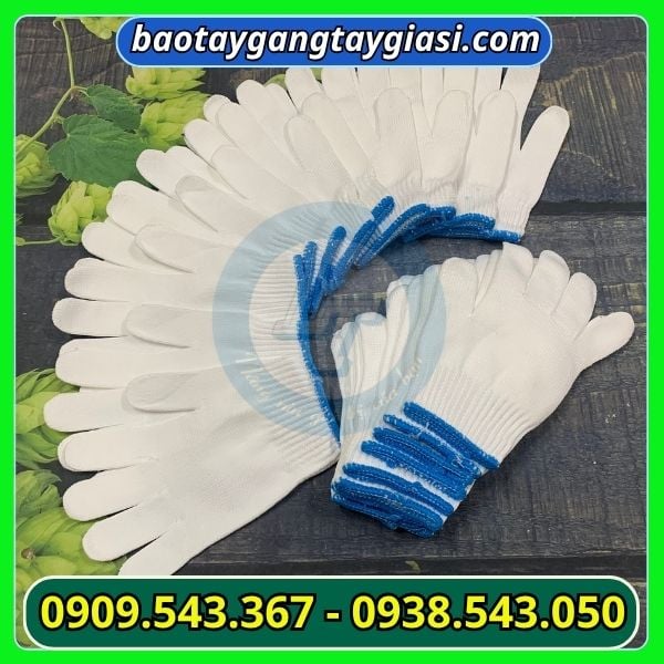 Găng tay len poly 50g giá sỉ Găng tay len poly 50g