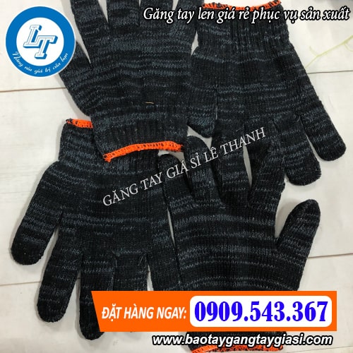 Găng tay len sản xuất