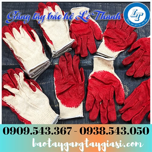 Găng tay len sơn đỏ nguồn hàng ổn định giá rẻ Găng tay len sơn đỏ nguồn hàng ổn định giá rẻ