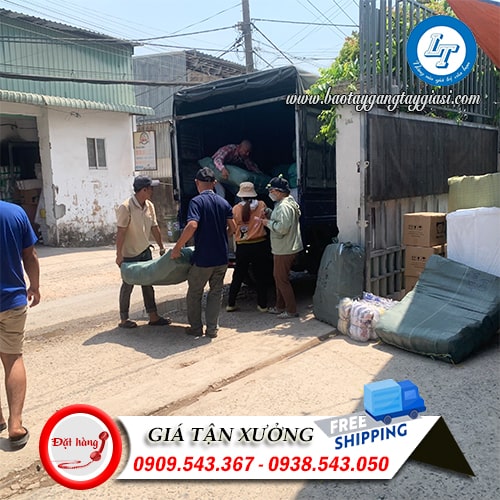 Găng tay len trắng phủ cao su miễn phí giao hàng Găng tay len trắng phủ cao su miễn phí giao hàng