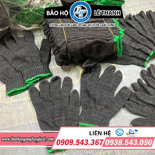 Găng tay len xám đen 50g giá sỉ bao rẻ Găng tay len xám đen 50g giá sỉ bao rẻ