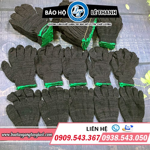 Găng tay len xám đen 50g Găng tay len xám đen 50g