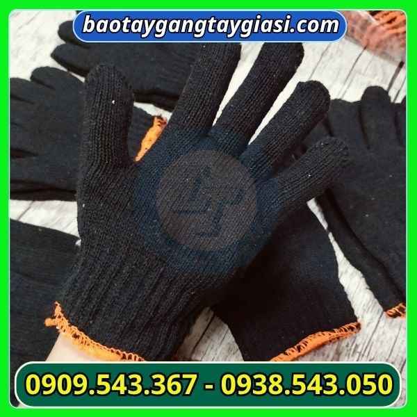 Găng tay len xám đen 70g Găng tay len xám đen 70g