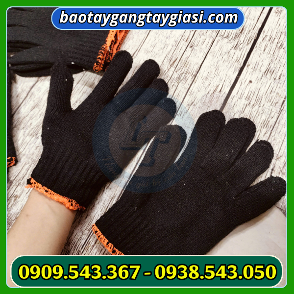 Găng tay len xám đen 70g Găng tay len xám đen 70g