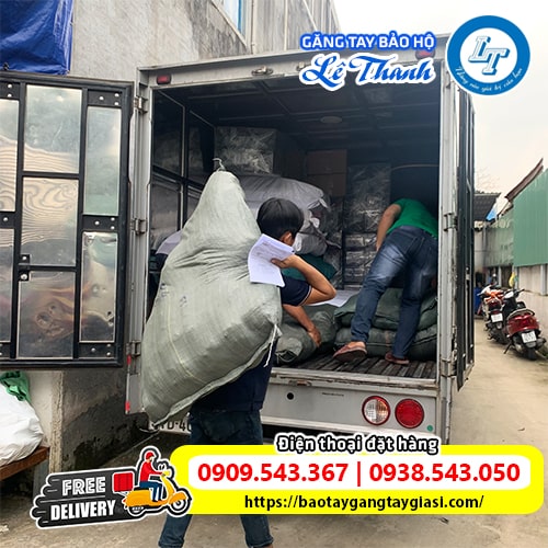 Găng tay len xám đen giao tận nơi đúng hẹn