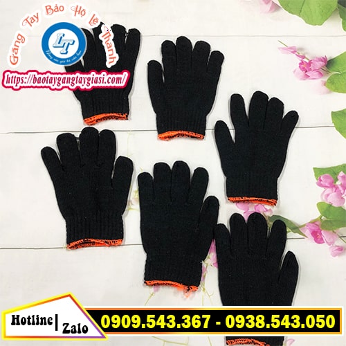 Găng tay len xám đen thấm hút tốt