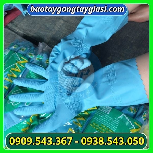 Găng tay cao su nam long gia dụng Găng tay cao su nam long