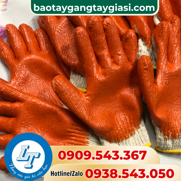 Găng tay len nhúng nhựa giá sỉ Găng tay len nhúng nhựa giá sỉ