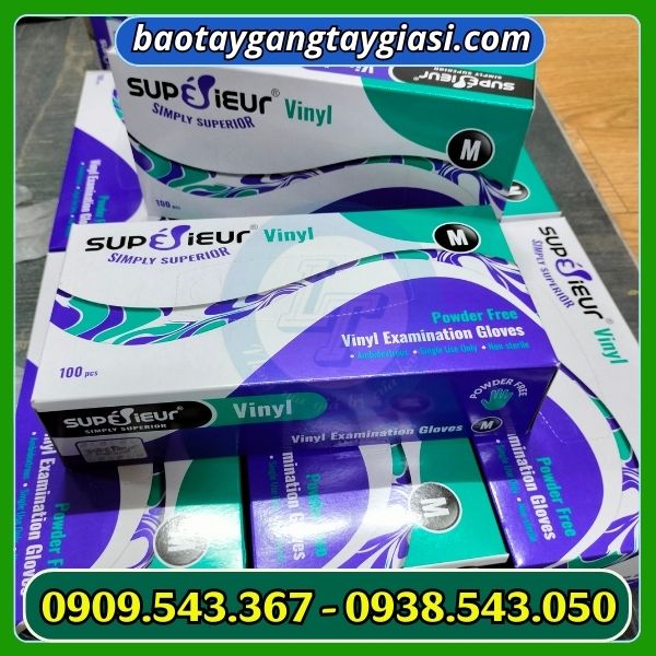 Găng tay cao su nitrile công nghiệp