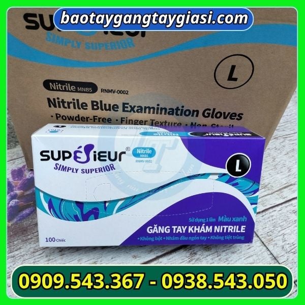 Găng tay y tế nitrile không bột