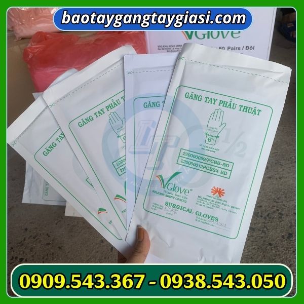 Găng tay phẫu thuật Vglove Găng tay phẫu thuật Vglove