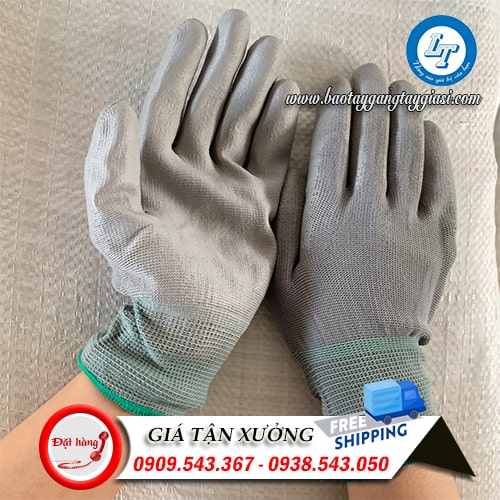 Găng tay phủ bàn PU nhẹ bền đàn hồi Găng tay phủ bàn PU nhẹ bền đàn hồi