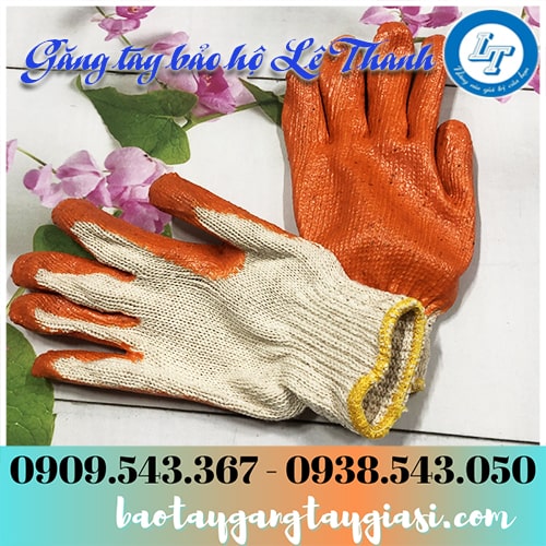 Găng tay phủ cao su Găng tay phủ cao su