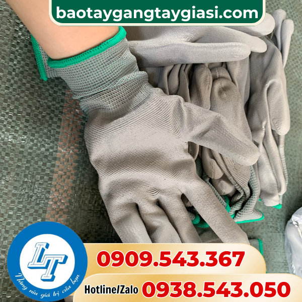 Găng tay phủ PU trên bề mặt bàn tay Găng tay phủ PU trên bề mặt bàn tay