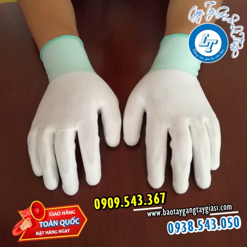 Găng tay phủ PU bàn Găng tay phủ PU bàn