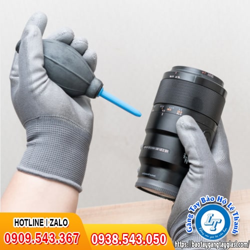 Găng tay phủ PU chống trơn cầm nắm tốt Găng tay phủ PU chống trơn cầm nắm tốt