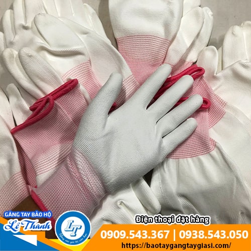 Găng tay phủ PU co giãn linh hoạt