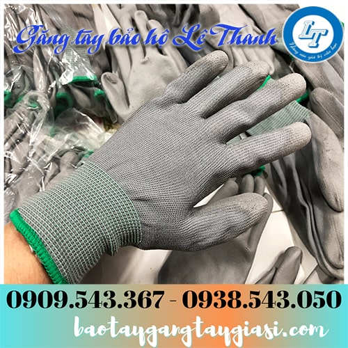Găng tay phủ PU co giãn ôm sát tay dễ thao tác