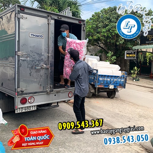 Găng tay phủ PU đầu ngón giá rẻ giao hàng tận nơi Găng tay phủ PU đầu ngón giá rẻ giao hàng tận nơi