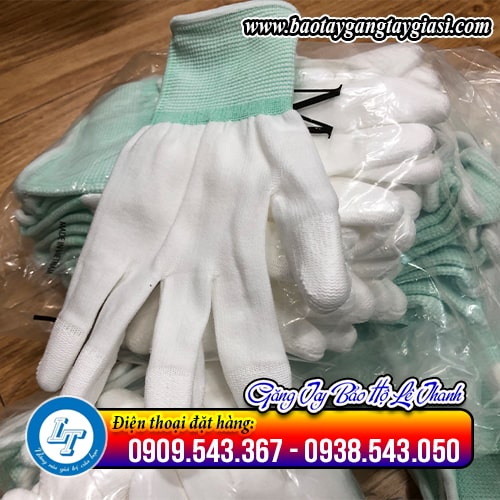 Găng tay phủ PU đầu ngón tay chống tĩnh điện