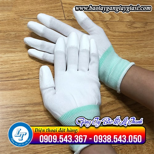 Găng tay phủ PU đầu ngón tay Găng tay phủ PU đầu ngón tay