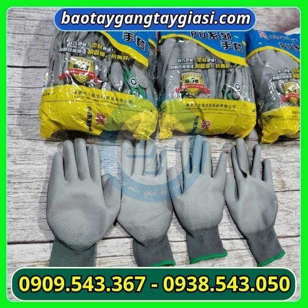Găng tay phủ Pu giá sỉ