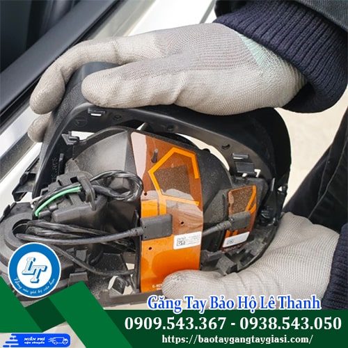 Găng tay phủ PU phòng sạch chống tĩnh điện Găng tay phủ PU phòng sạch chống tĩnh điện