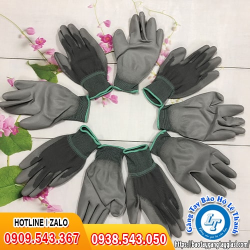 Găng tay phủ PU sỉ rẻ chất lượng cao Găng tay phủ PU sỉ rẻ chất lượng cao