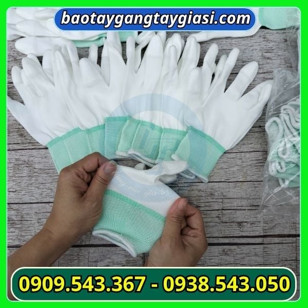 Găng tay phủ PU ngón Găng tay phủ PU ngón