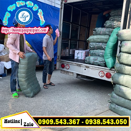 Găng tay phủ PU xám giao nhanh