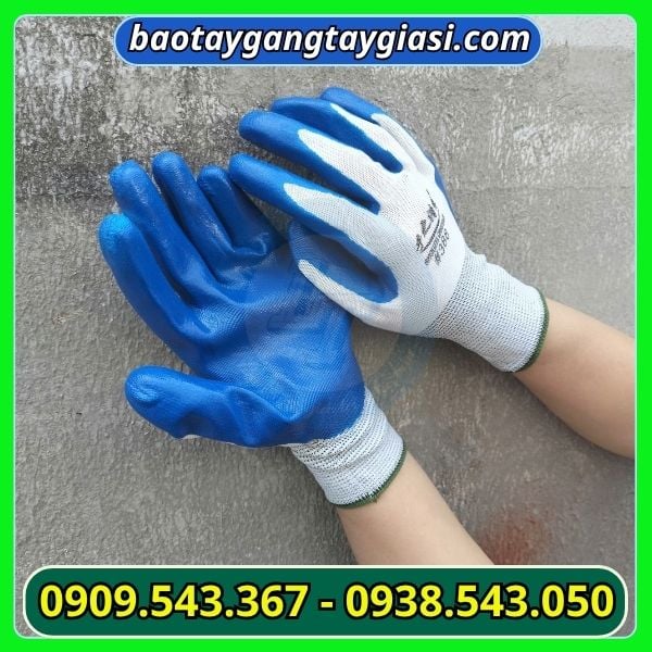 Găng tay cao su phủ sơn bền đẹp Găng tay cao su phủ sơn bền đẹp