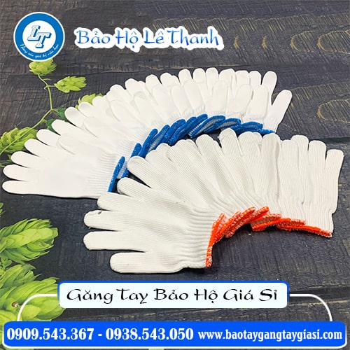 Găng tay poly bảo hộ lao động an toàn Găng tay poly bảo hộ lao động an toàn